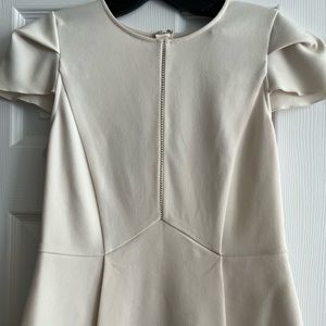 Rebecca Taylor Ivory Peplum Ivory Top
